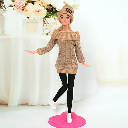 1/6 Doll Winter Wear Set for 29~32cm Dolls