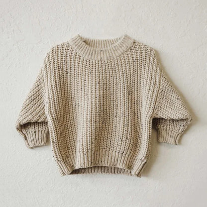 Knitted Baby Sweater - Cozy Autumn/Winter Pullover for Boys and Girls